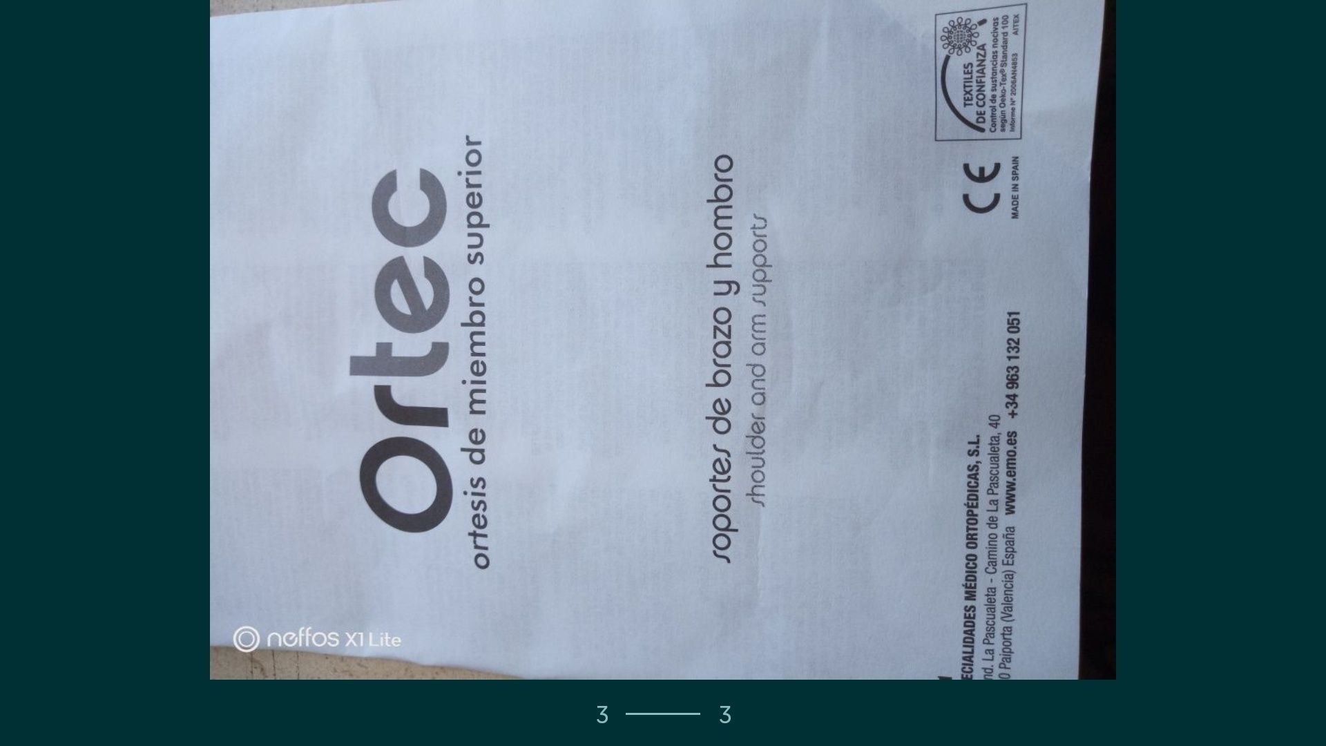 Ombreira ortopediica