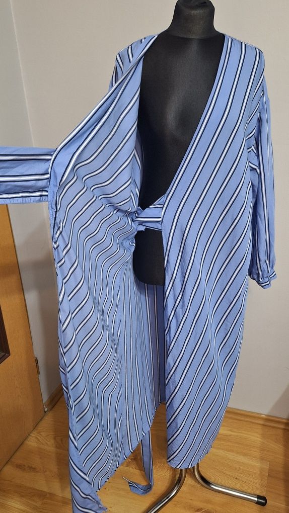 Sukienka kopertowa maxi r. 44 H&M