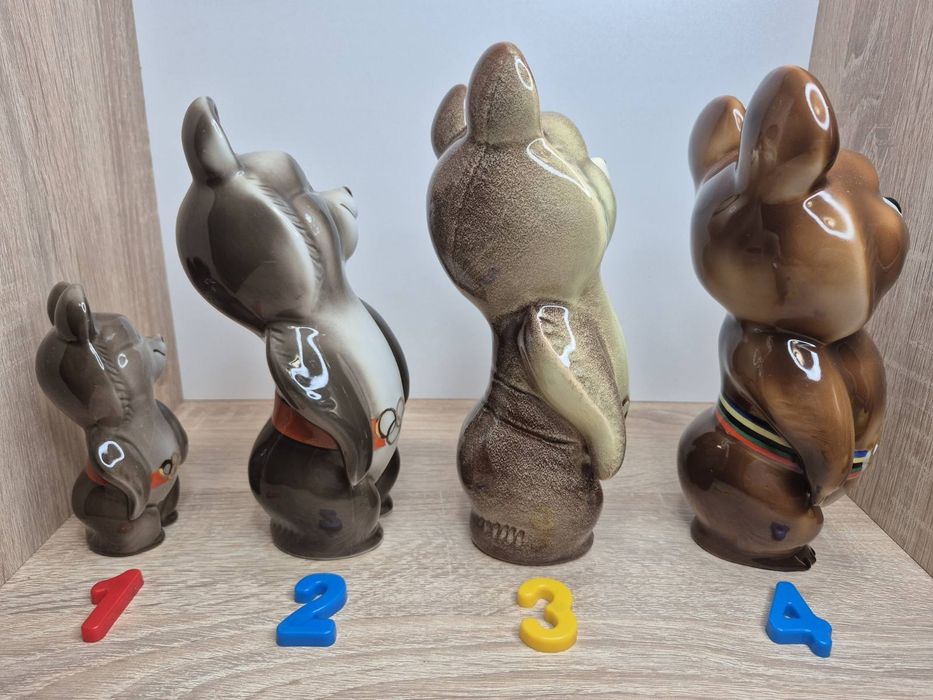 Мишка олимпийский статуэтка олімпійський ведмедик