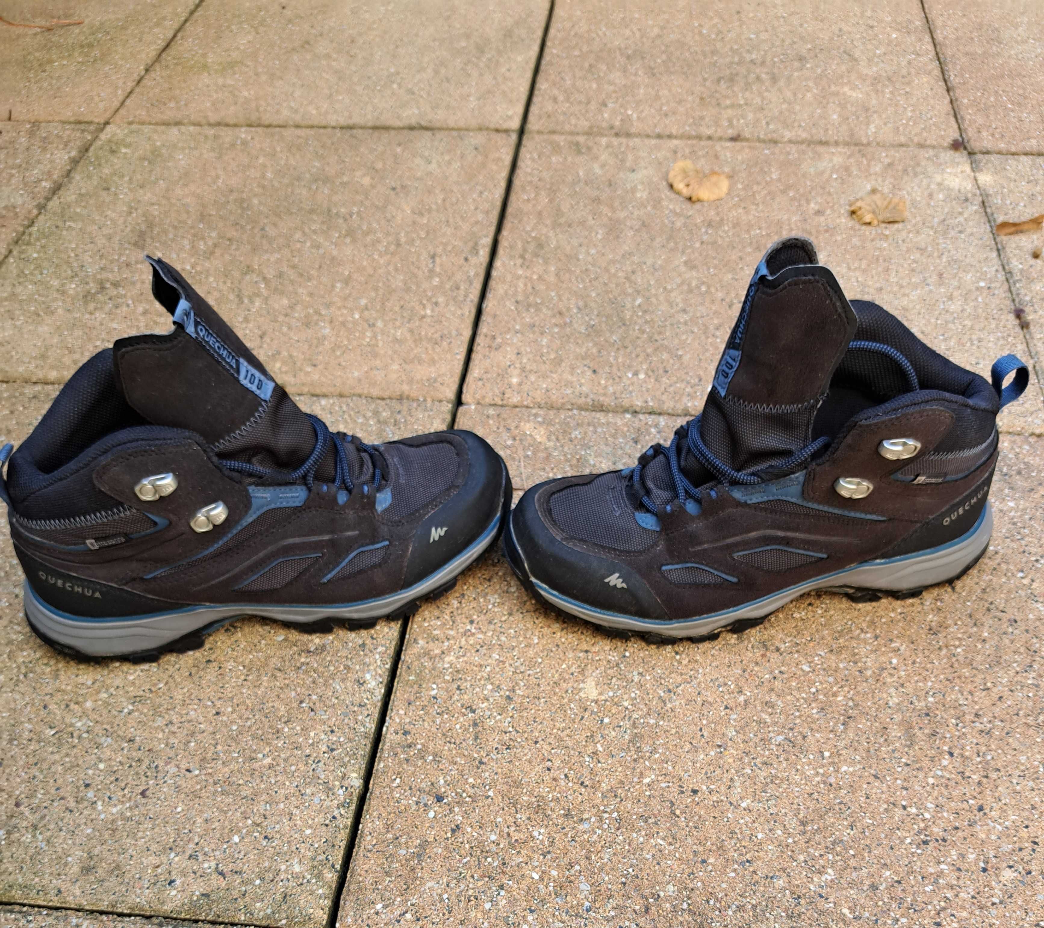Buty turystyczne męskie Quechua MH100 MID wodoodporne