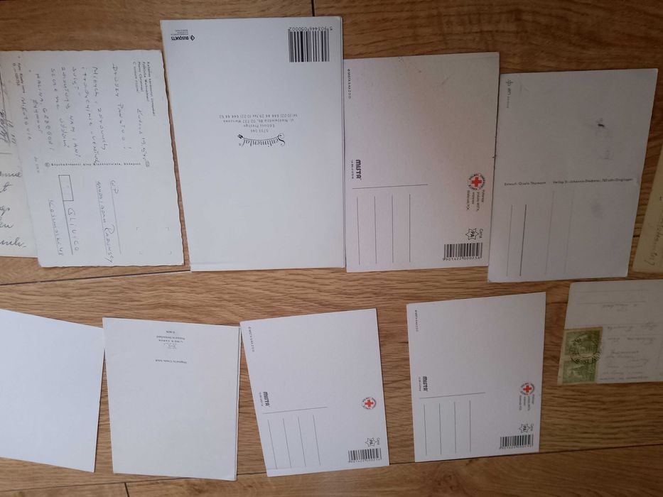 stare pocztówki kartki pocztowe świąteczne polskie i niemieckie