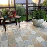 Płytki Wapień French antykowany 20x20x2 cm taras balkon kamień