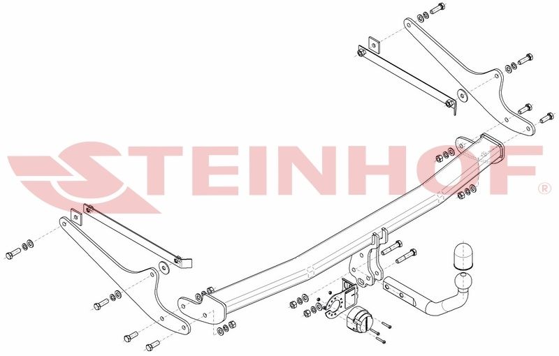 HAK HOLOWNICZY + Moduł 7 pin do Renault Talisman Kombi od 2016