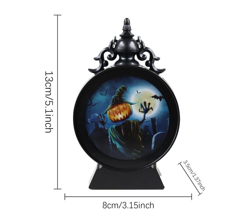 3 x lampion na Halloween z uchwytem