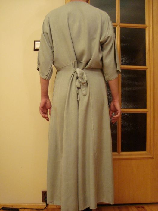 Rozpinana,przewiewna MAXI sukienka indyjsaka na Wisnę, Lato XL/XXL