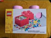 NOWY Duży pojemnik Lego 25x25x18 cm