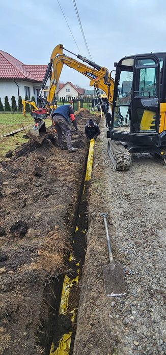 Uslugi koparkami gasienicowymi wozidlami