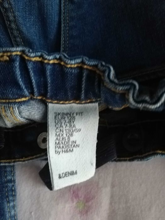 Spodnie jeansy Denim r 128