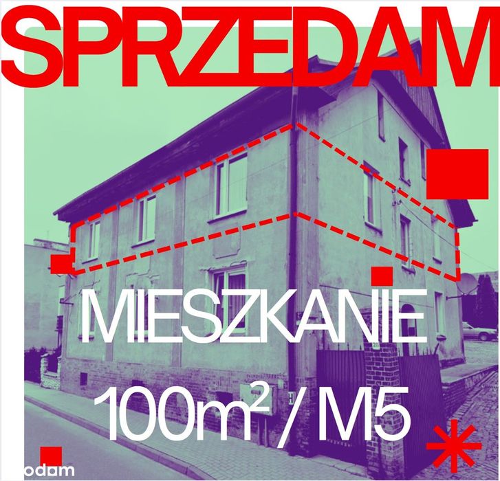 Mieszkanie / Dom – 4 pokoje 100 m², piwnica, ogród, zabud. gospodarcza