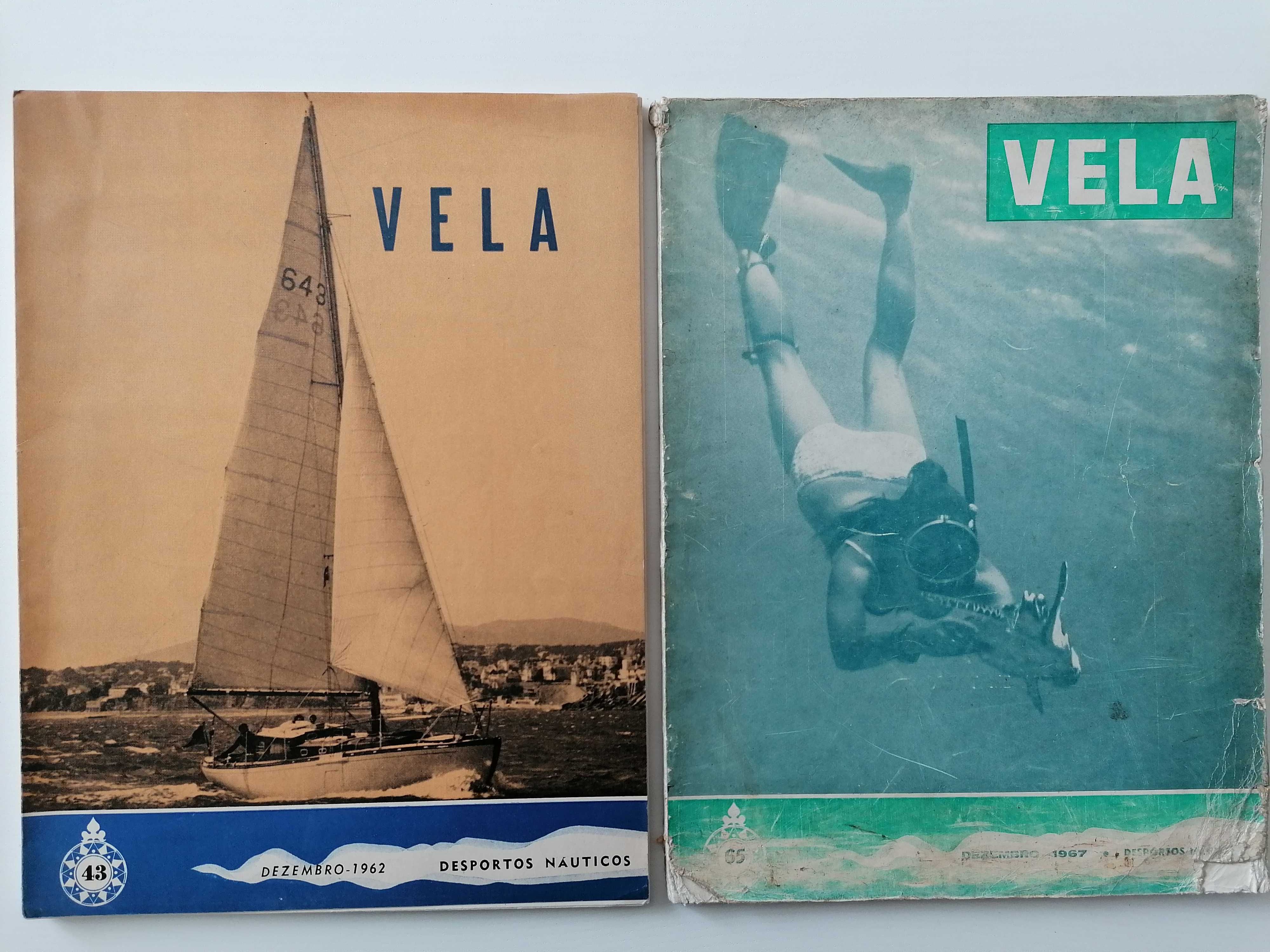 Revista Vela - desportos náuticos, iates - anos 40/60