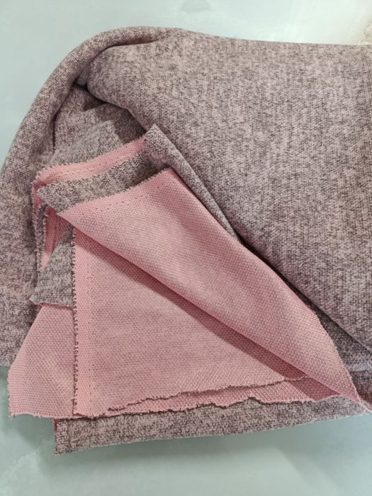 Відріз трикотажу, пудра міланж