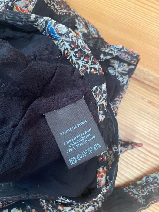 Isabel Marant Etoile spódnica jedwabna silk wzory print jedwab wiązana