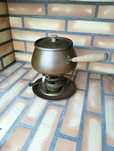 Antiga panela de fondue