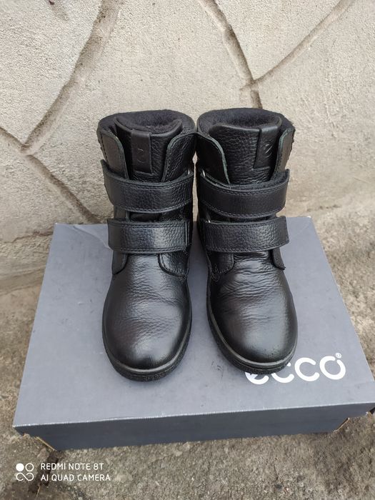 Ecco 32 ботинки на хлопчика зимові чоботи сапоги взуття ессо