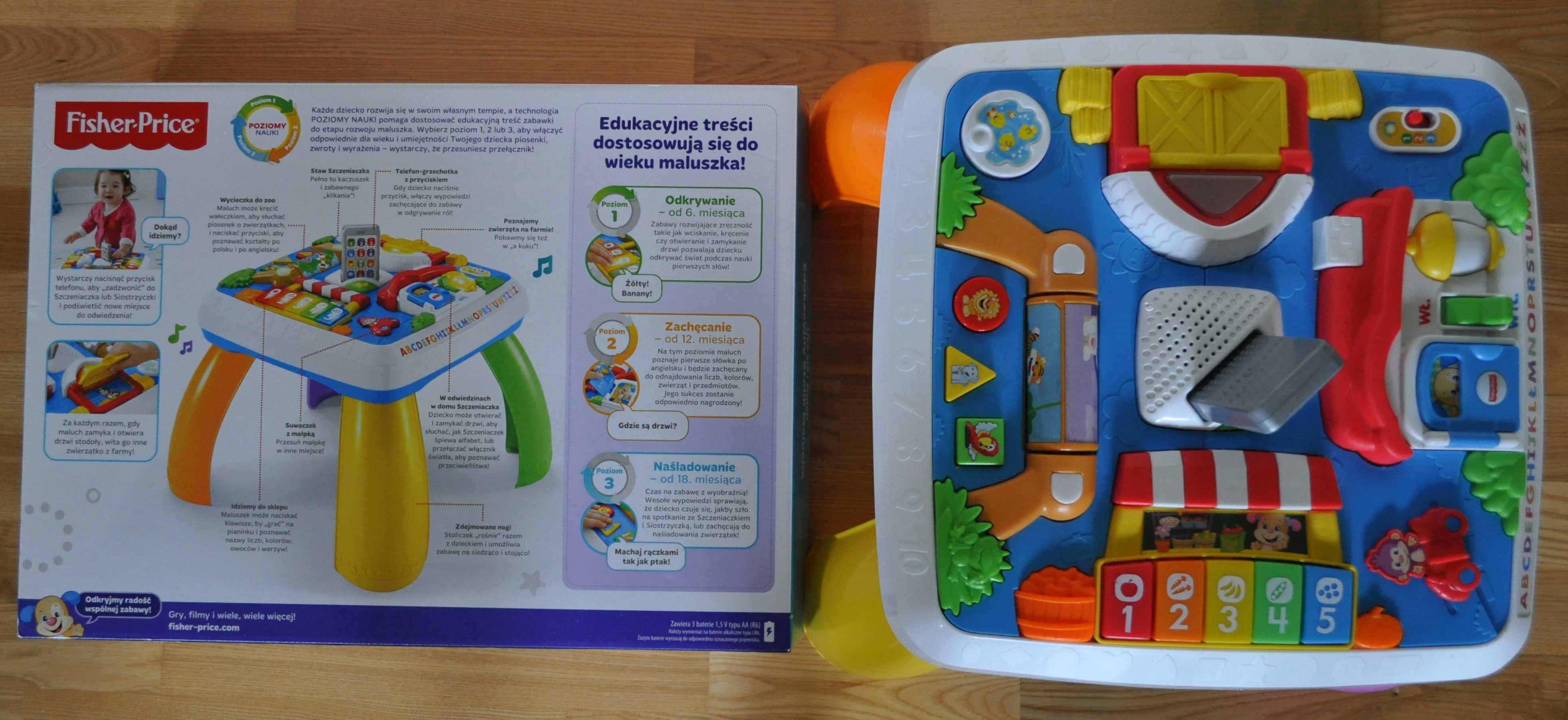 Edukacyjny Stolik Malucha Fisher Price DRH37 PL