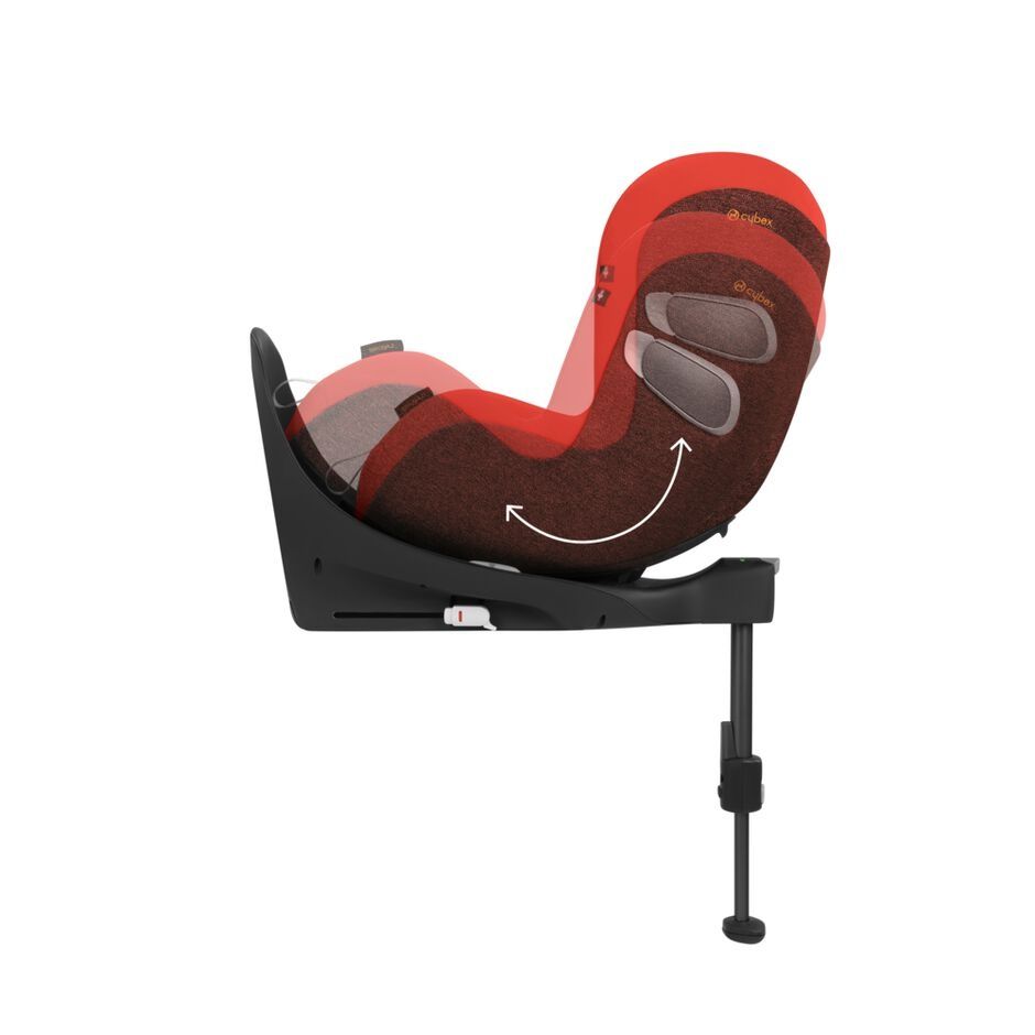 Cadeira auto CYBEX Sirona Z cinza tecido Plus + base Z isofix rotativa