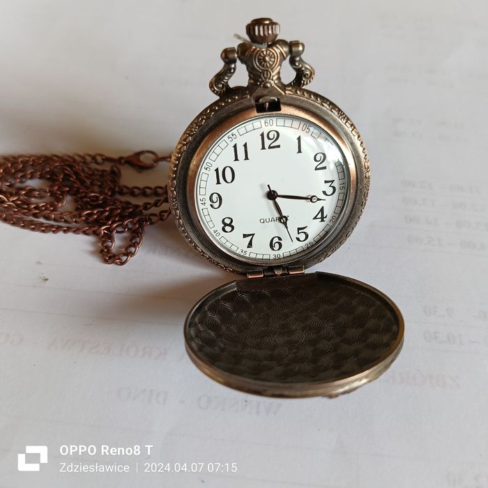 Zegarek kieszonkowy-wisiorek