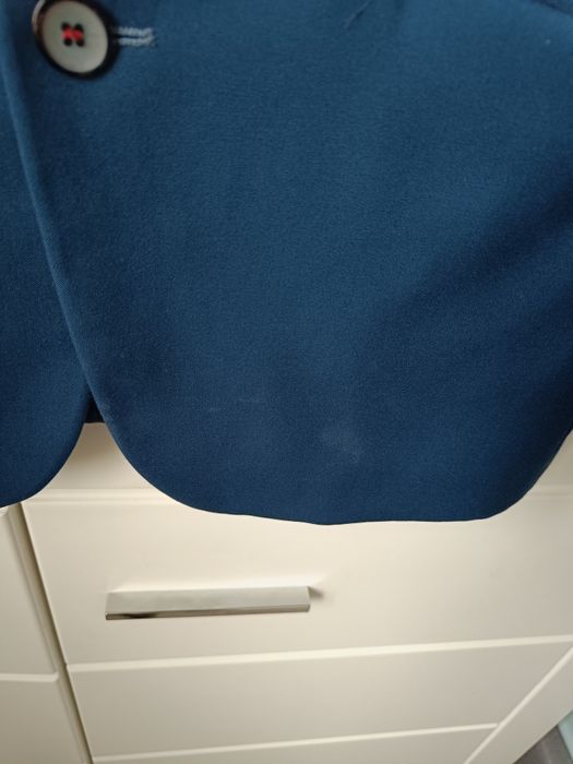 Granatowy garnitur męski The King – rozmiar 48S (170/96/84)