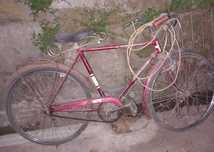 Bicicleta pasteleira antiga