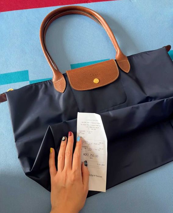 Longchamp Le Pliage Original L granatowa