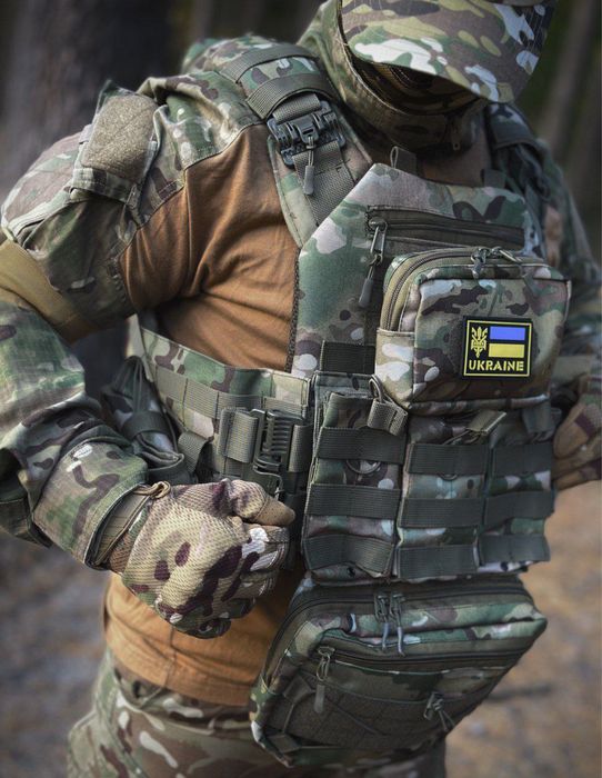 Плитоноска швидкого скидання + 4 підсумки + рюкзак