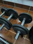 halteres par 8kg cada