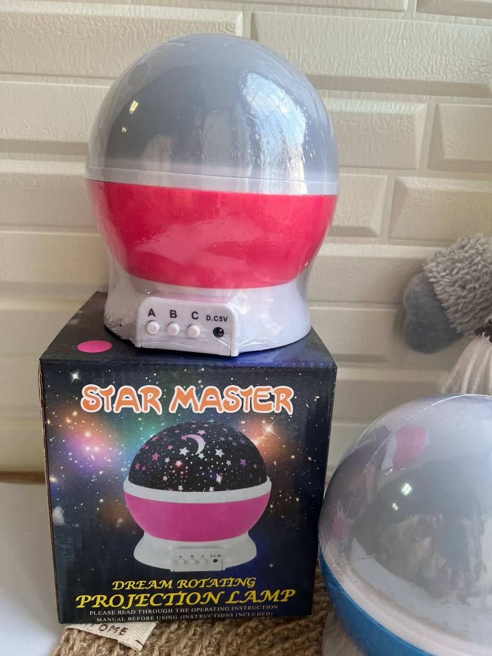 Ночник дитячий проектор зіркове небо SmartUS Star Master Pink