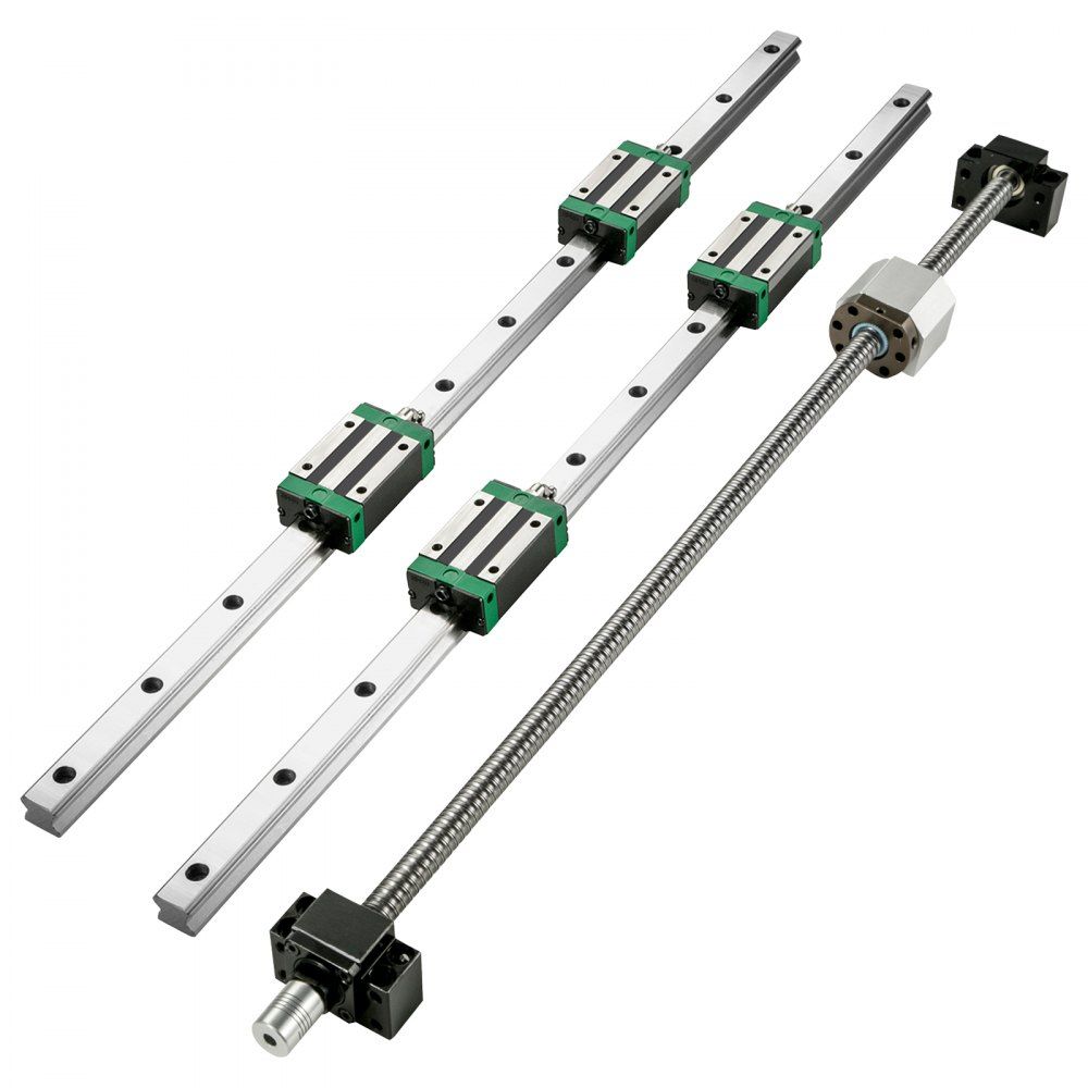 Guia Linear HGR20 de 700mm: Trilho Linear com 4 Blocos para CNC
