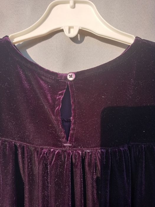 Велюрова сукня для дівчинки Next святкова сукня платье для девочки