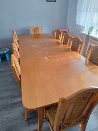 Zestaw Stół + 12 krzeseł 2.5m×1m