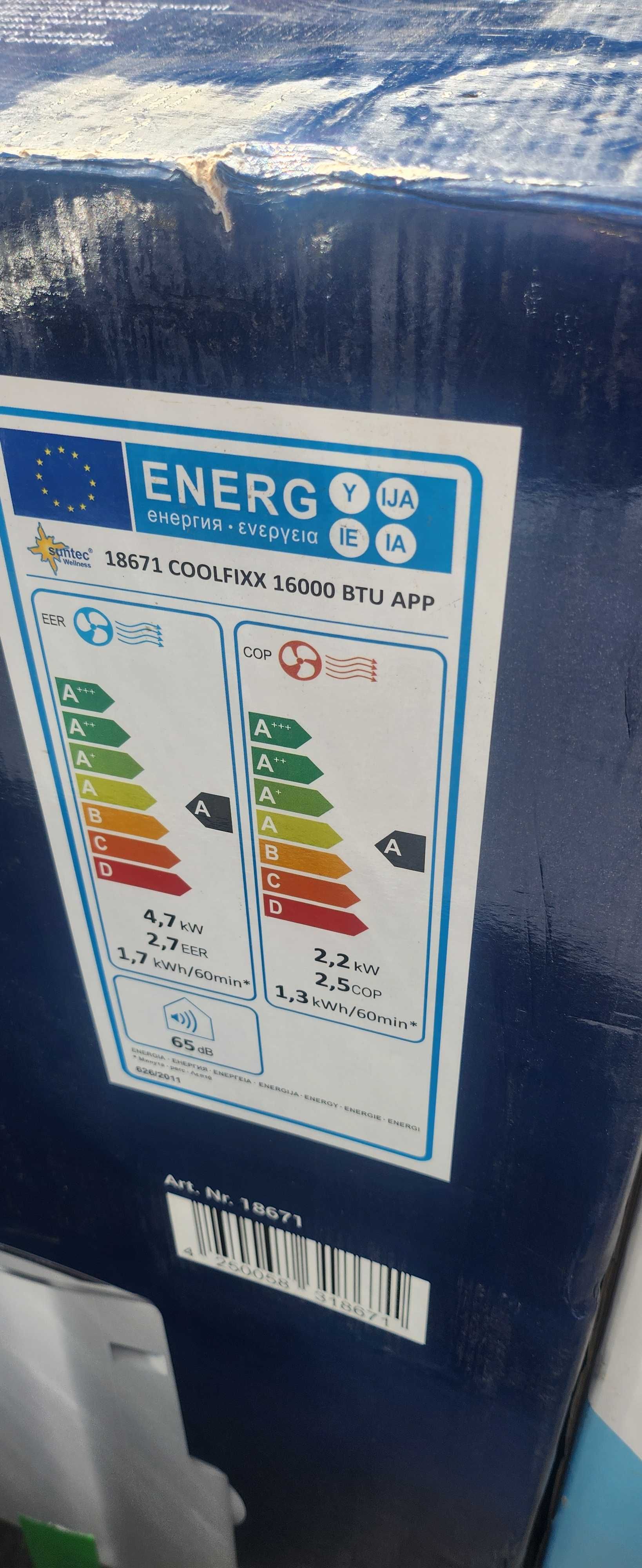 JANKI, ul. WSPÓLNA 6 Suntec Mobilny klimatyzator Impuls 16 000BTU 4w1