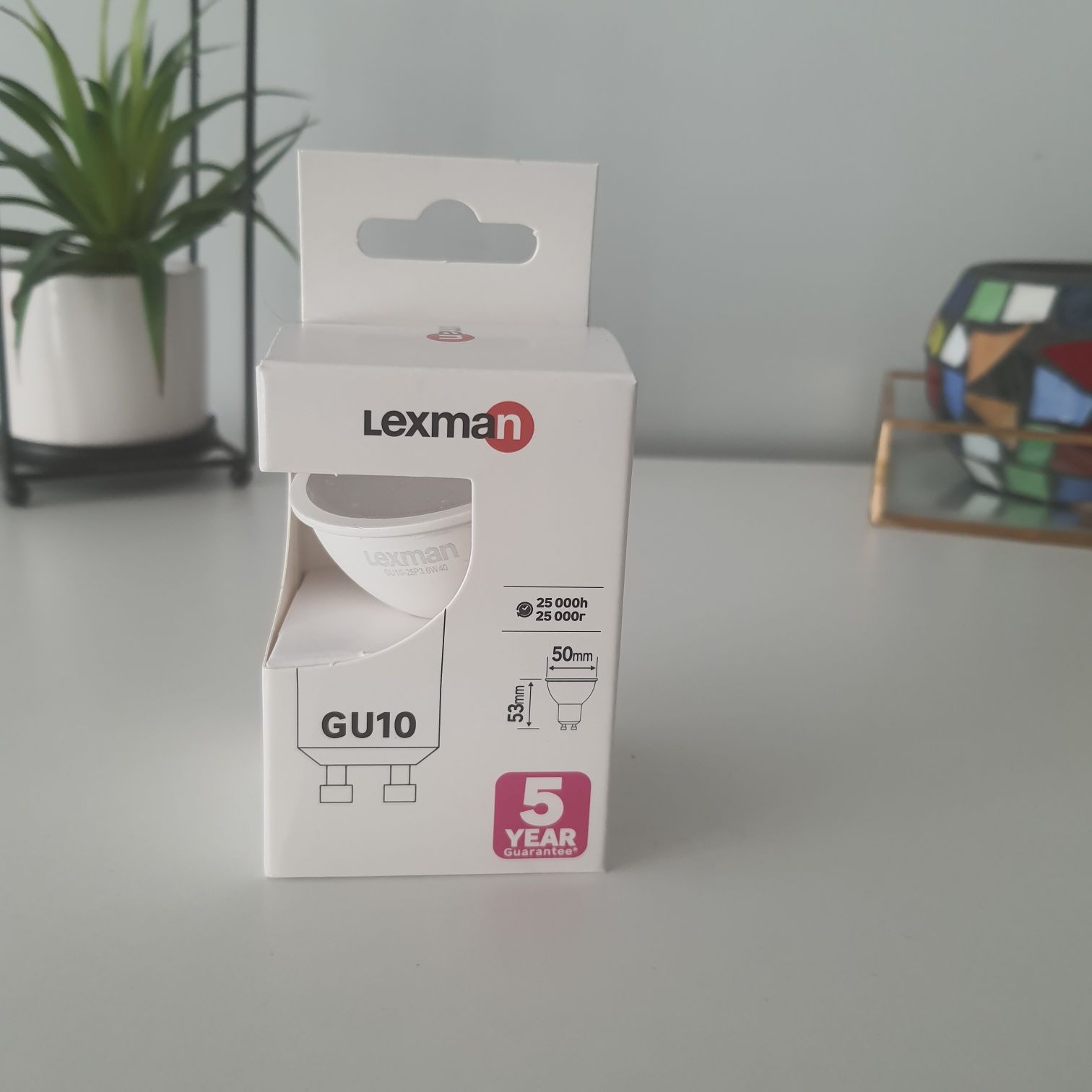 Żarówka LED GU10 3.6w neutralna biel  NOWE