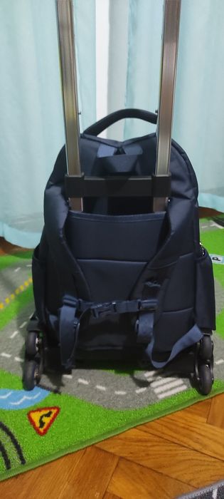 Mochila escolar com Trolley