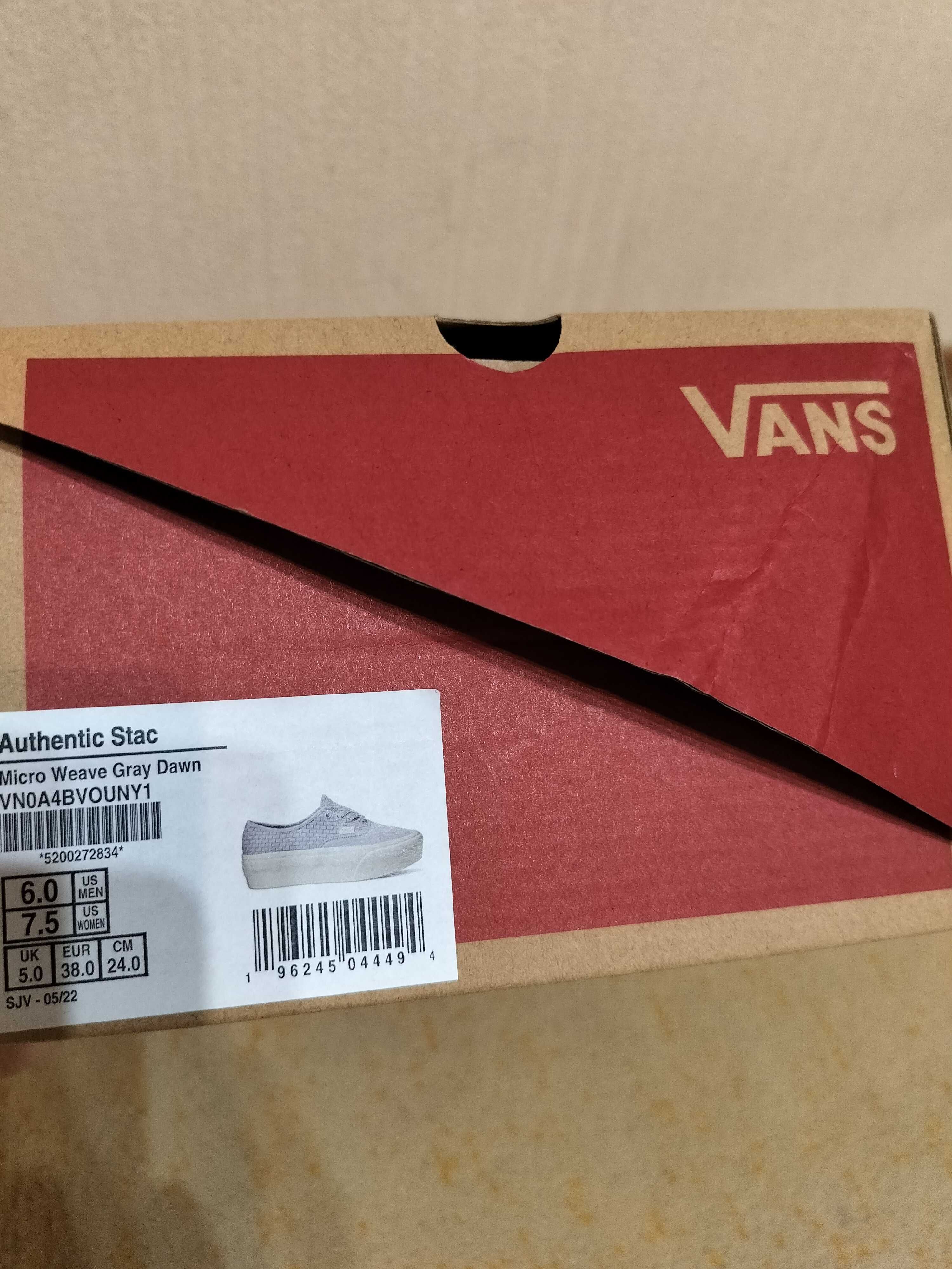 Кеды Vans Authentic Stas женские новые 38 размер