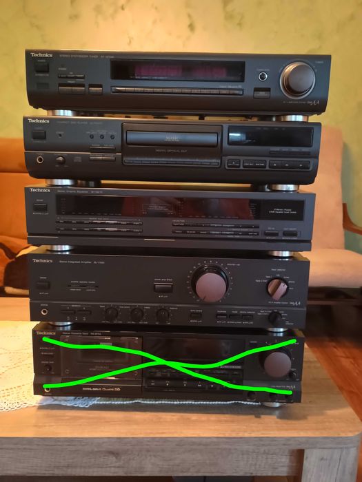 Sprzedam wieżę Technics 4 segmenty