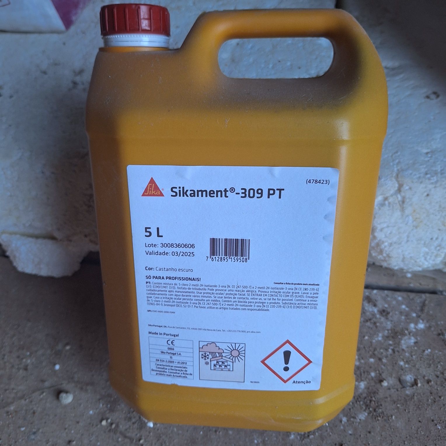 Sika Sikament 309 PT 5L Plastificante e Retardador para Betões