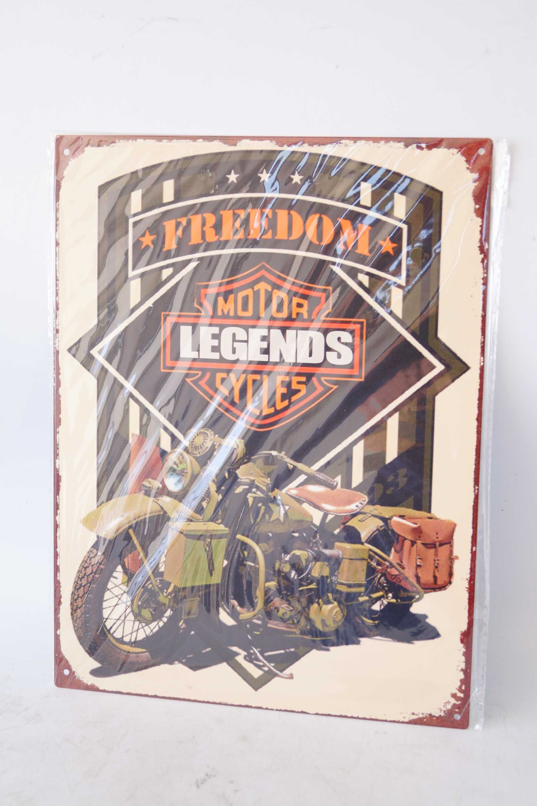 Plakat szyld metalowy 33/25 cm Motor Legends