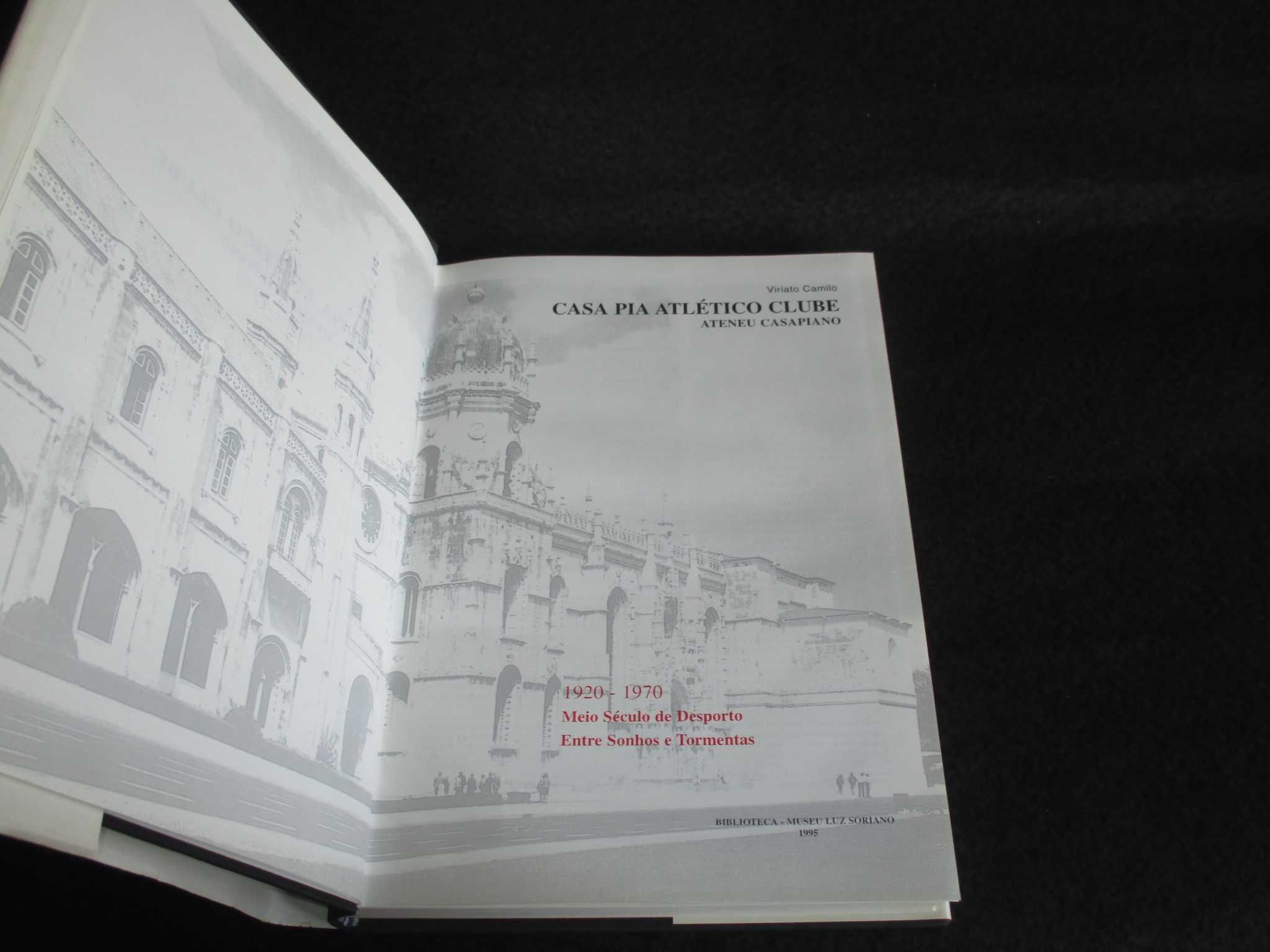 Livro Casa Pia Atlético Clube Ateneu Casapiano Viriato Camilo