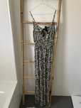 Vestido comprido com padrão