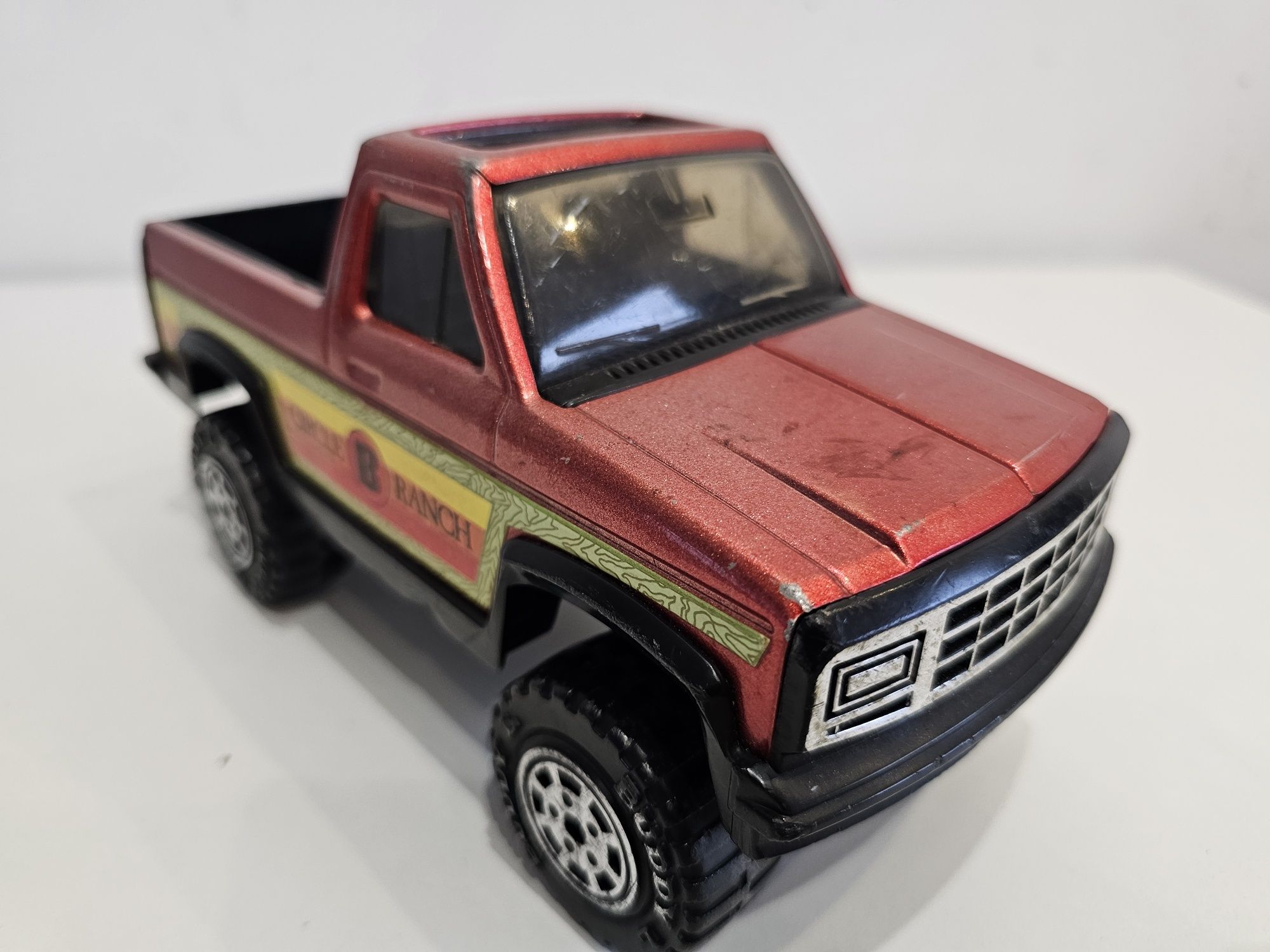 Pickup Truck vintage 1980s Buddy L 4x4 Red