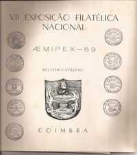 Catalogo da VII Exposição Filatélica - Coimbra 1969