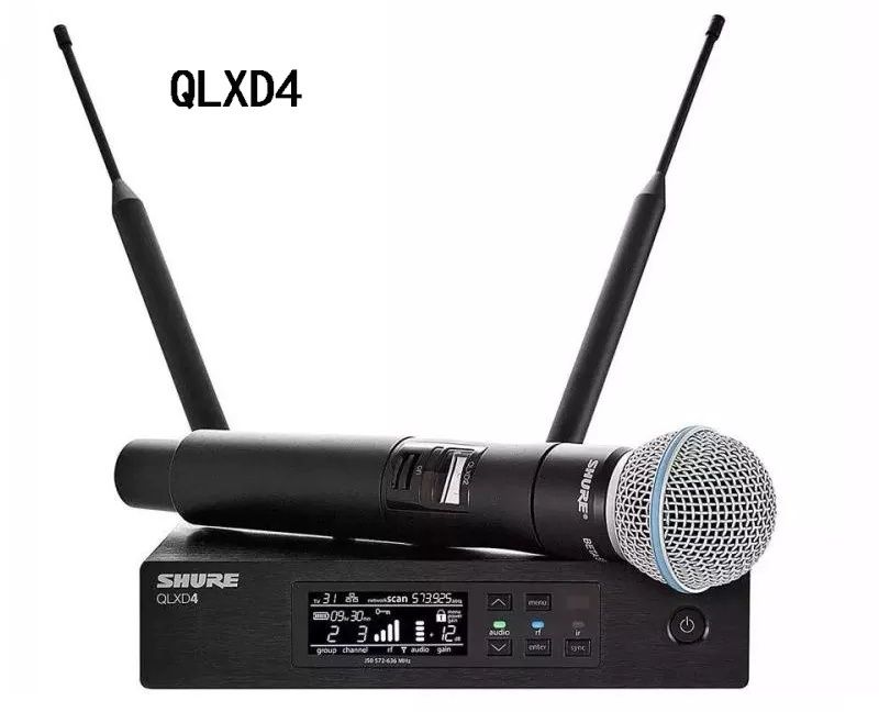 Profesjonalny Mikrofon bezprzewodowy beta58 QLXD4