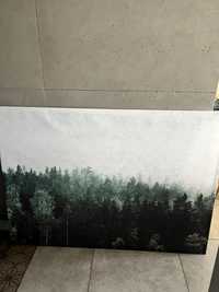Ikea obraz lasu za mgłą