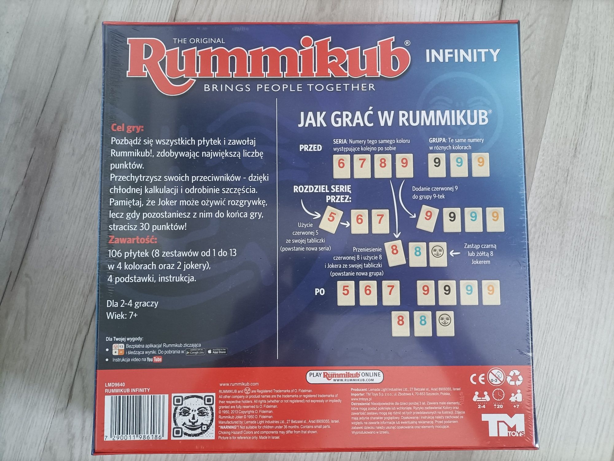 Rummikub Gra Planszowa