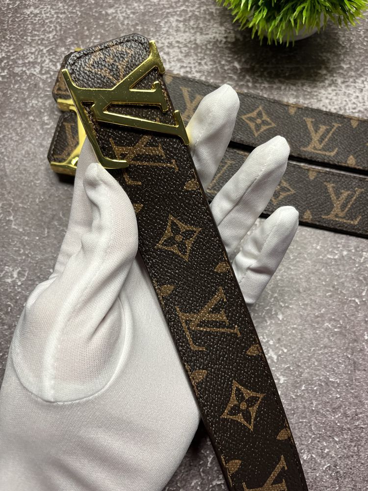 В НАЯВНОСТІ‼️ Ремінь Louis Vuitton Monogram, ремінь Луї вітон