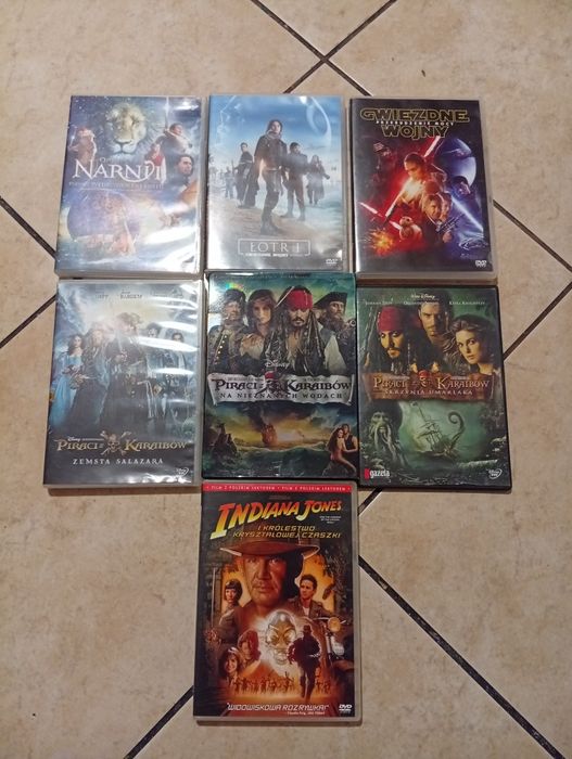 Płyty DVD Filmy różne Piraci z Karaibów i inne