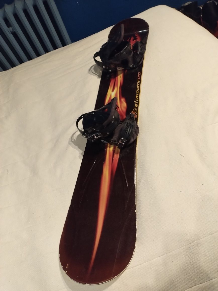 -50% Deska Snowboardowa F2 Eliminator LTD 157 cm + Wiązania Ride FAME