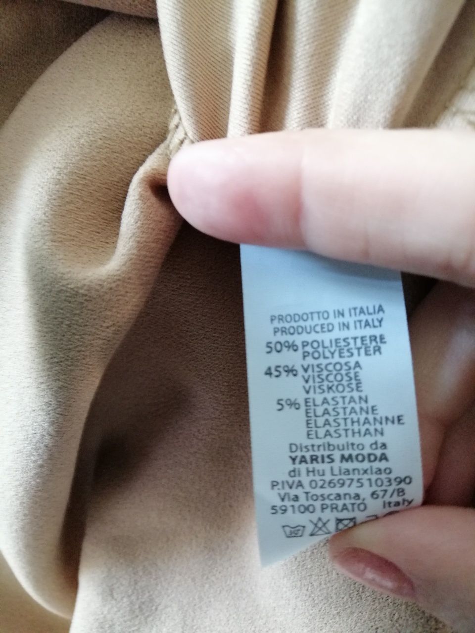 Spodnie beżowe karmelowe wiskoza z paskiem uni m L xl xxl uni