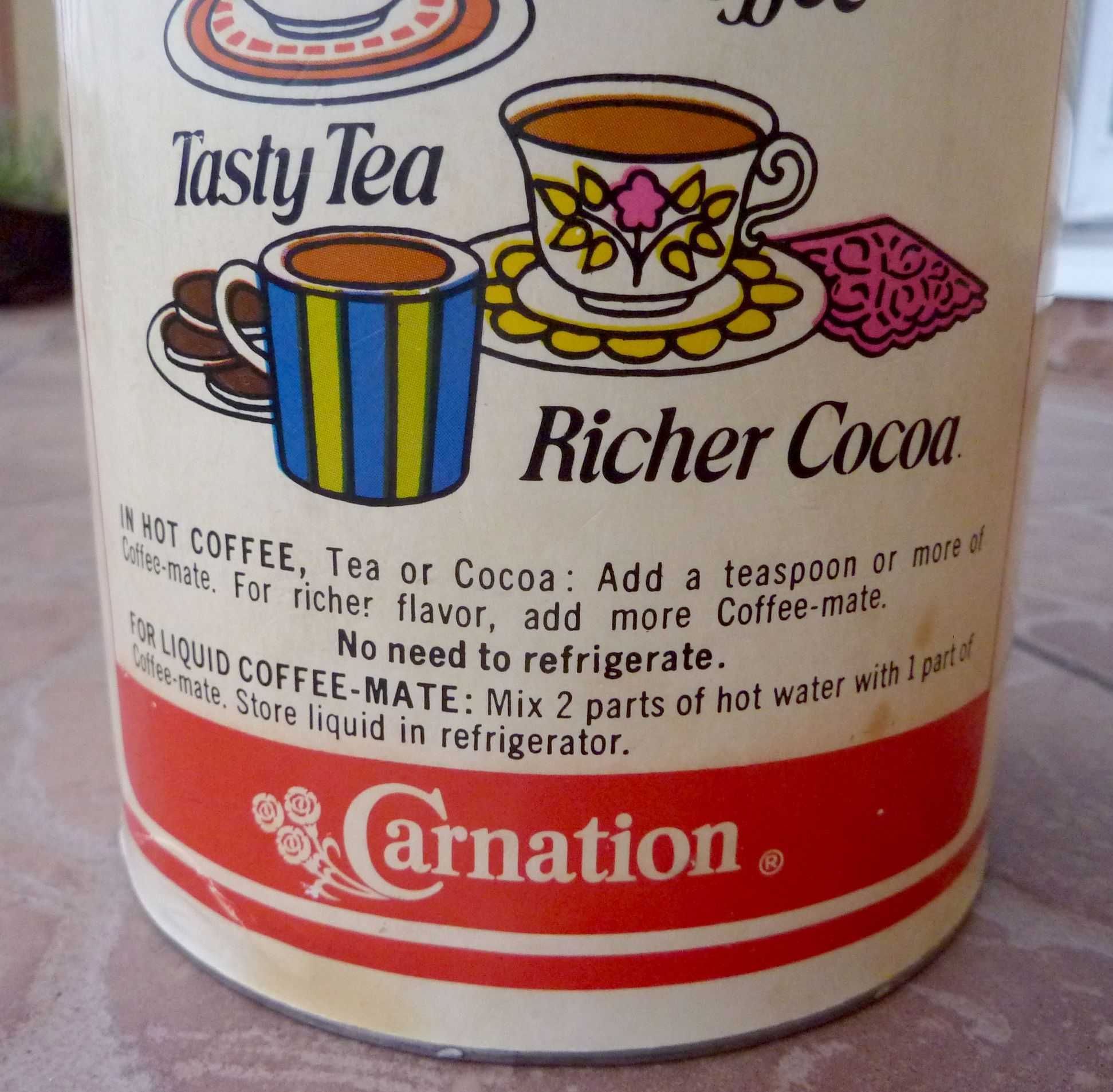 Coffee-mate - CARNATION - Singapur - puszka - 70-te