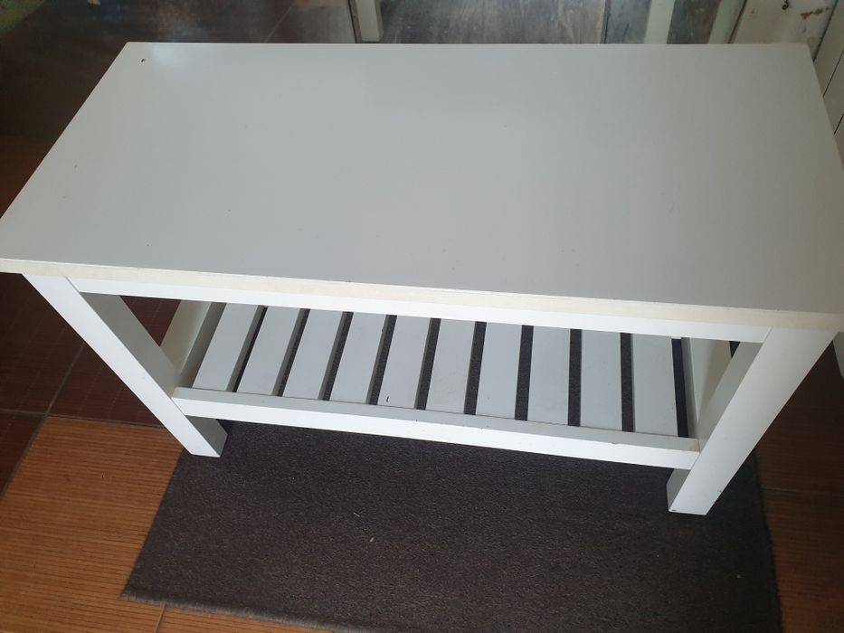 Ławka ikea biała HEMNES